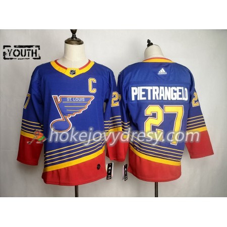 Dětské Hokejový Dres St. Louis Blues Alex Pietrangelo 27 Adidas 90s Heritage Authentic